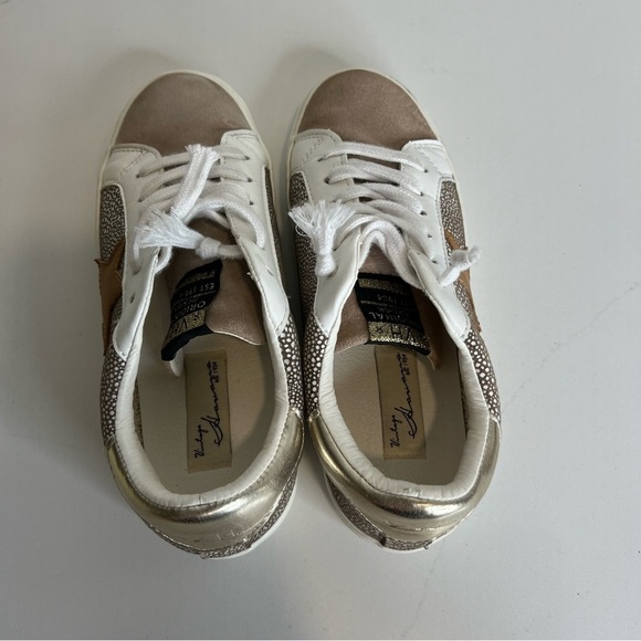 Vintage Havana Obsessed Taupe Multi Sneaker Lace-Up Low Top Round Toe Size 6 - Picture 8 of 13